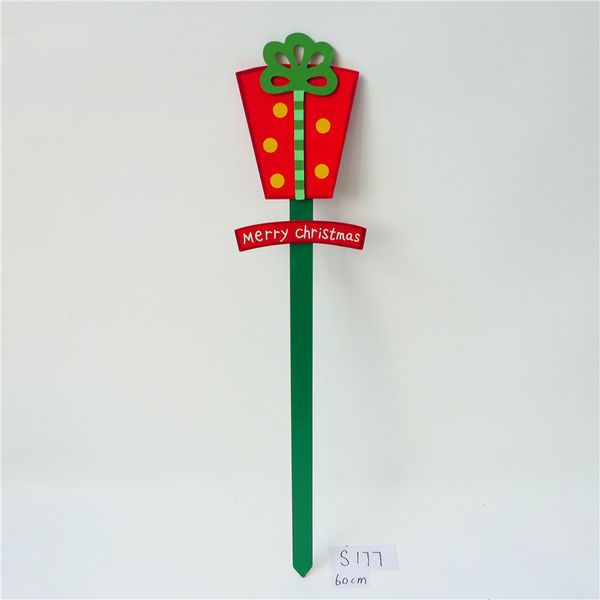 

2021 ornaments: wooden christmas party decorations, park scenes painted new