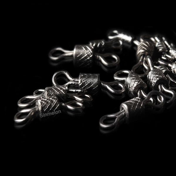 

50pcs / серия шарика подшипника рыбалка вертлюги накатки соединитель шаровой подшипник поворотная с безопасности оснастки solid роллинг коль