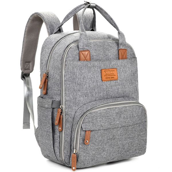 

diaper bag backpack multifunction travel back pack maternity baby changing bags large capacity waterproof and stylish gray bag c1008