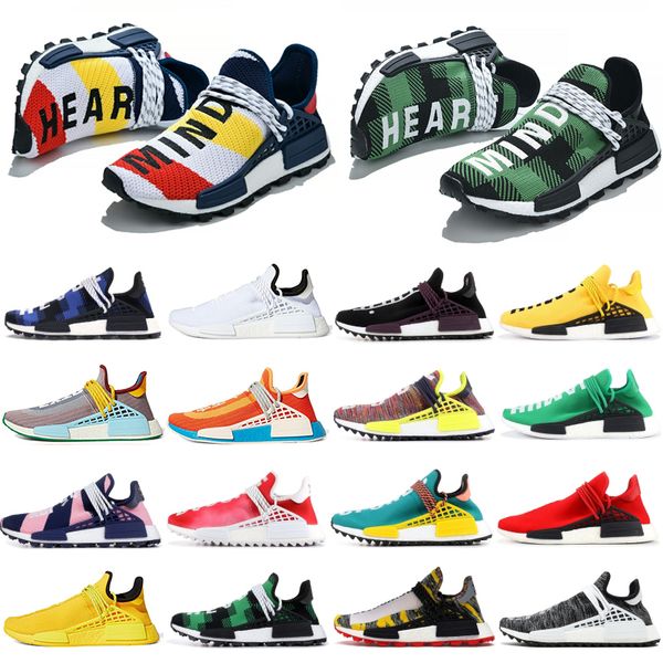 

mens human race extra eye running shoes carbon bbc black gum hu pharrell williams solar pack nerd aqua outdoor trainers runner sneakers