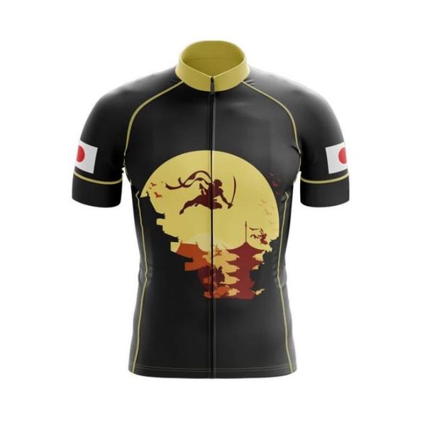

jasperwu racing jackets men's japan team cycling jersey customized road mountain race clothing quick dry /breathable wear, Black;red