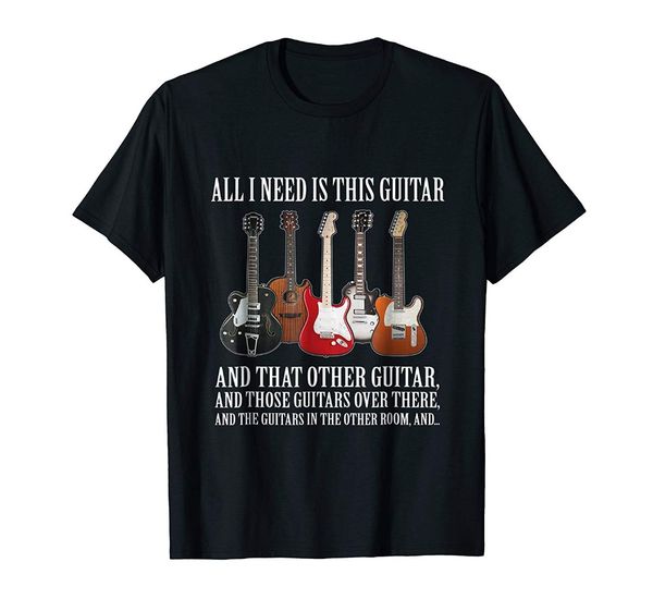 

новый короткий рукав casual all i need is this guitar tshirt быль о гитаристы смешные футболки с капюшоном спорта hoodie