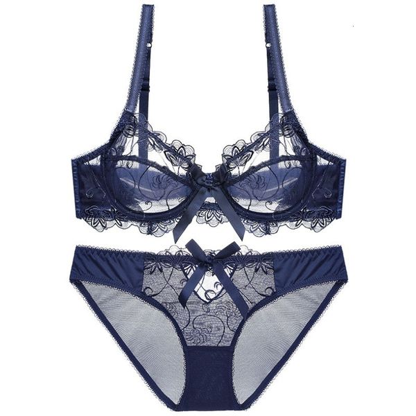 

9160 ultra thin large bra suit and breathable lace underwear, Red;black