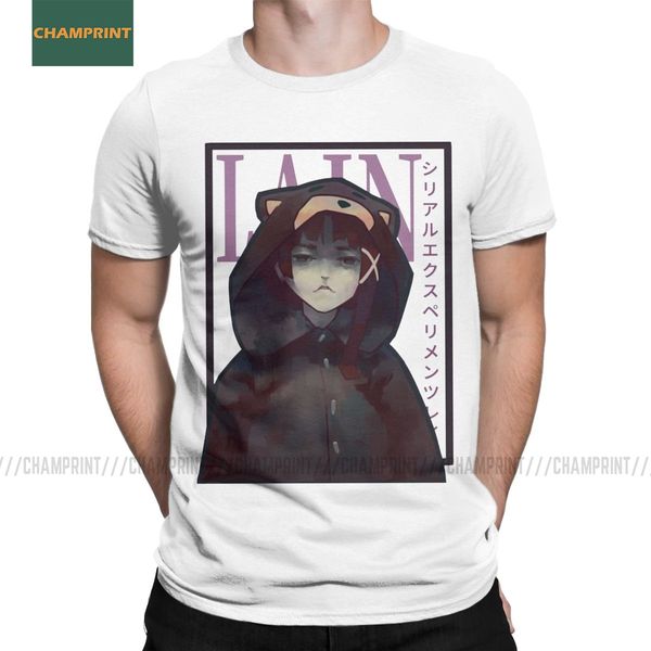 

serial experiments lain for glitch iwakura manga weeb girl sci fi anime tees short sleeve sport hooded sweatshirt hoodie men t shirt