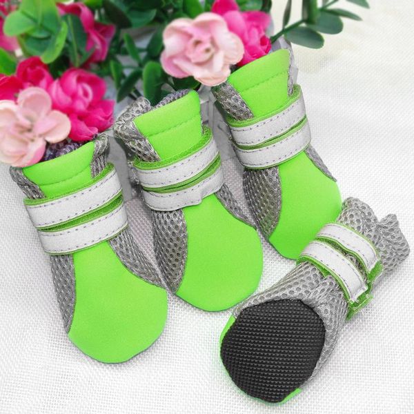 

4pcs pet dog shoes puppy cat chihuahua rain boots waterproof rubber anti-slip footwear for small cats dogs teddy socks bbyrao