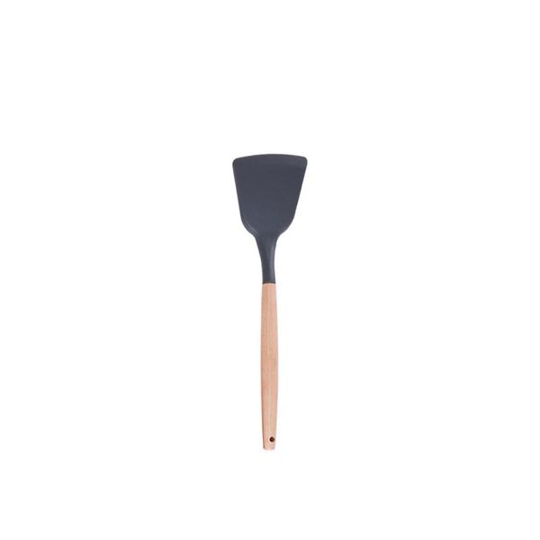 

деревянная ручка sile spatula термостойкий суп ложка без палки кулинария лопата кухня кухня посуда 8 стилей h jlllqz
