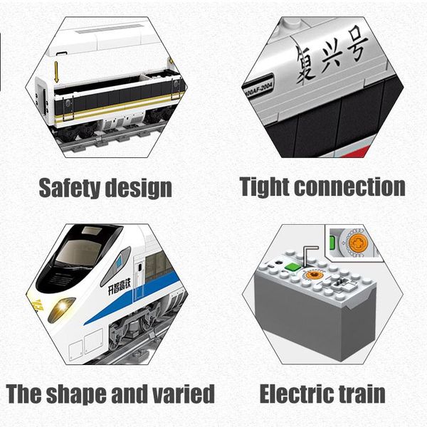 

казьте современного город technic скоростного электропоезд строительство блоки батарейках железнодорожного motor model кирпичи игрушки для м