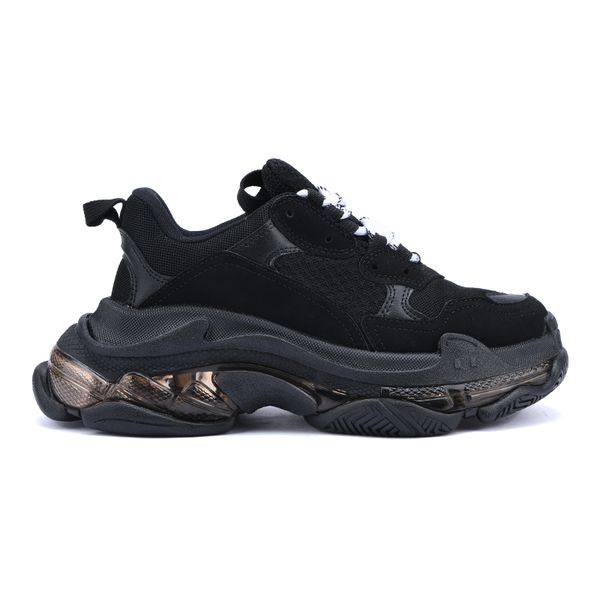 

2023 triple s men women designer casual shoes platform sneakers clear sole black white grey red pink blue royal green mens trainers jo