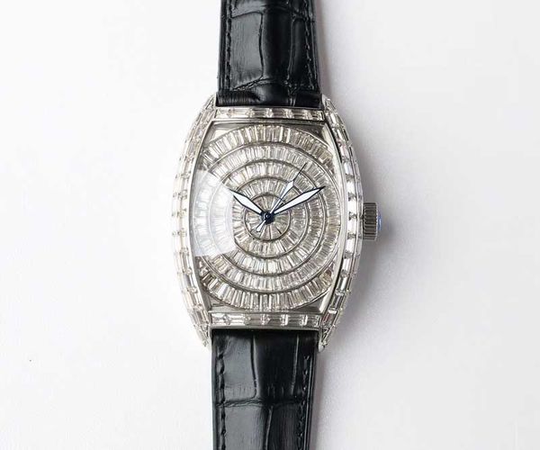 

2020 newl высококачественные часы мужчины автоматические механические часы для мужчин роскошные часы лучшие подарочные с полными бриллиантам, Slivery;brown