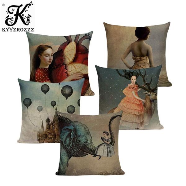 

single ocean style woven mermaid sofa bed cushion decorative throw pillow 45cmx45cm square sofa printed pillow cover