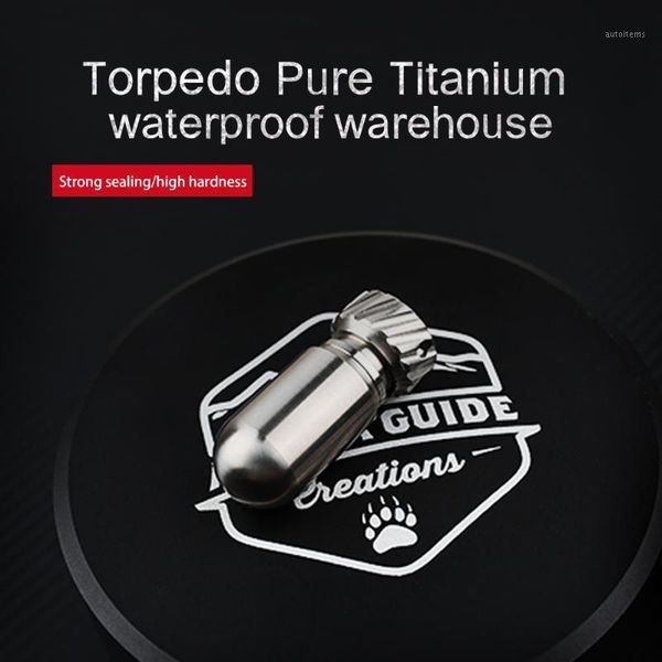 

mini titanium alloy waterproof pot sealed bottle multi-function outdoor emergency tools1