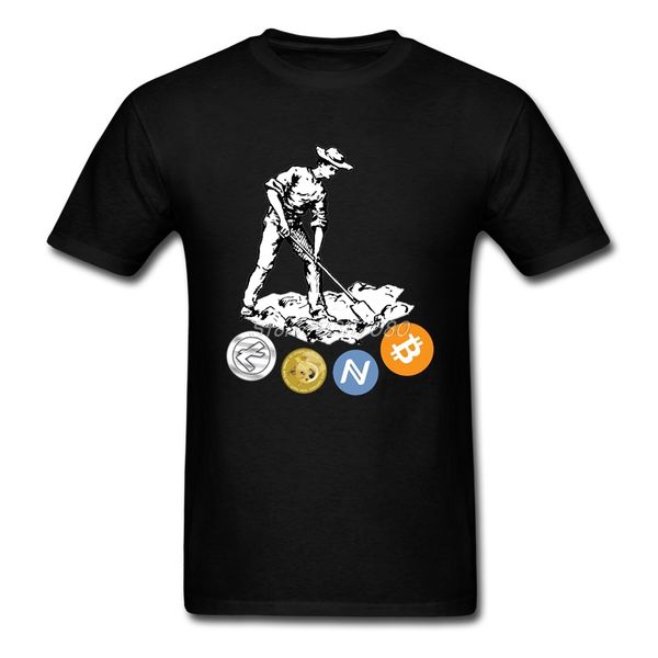 

sport hipster cryptocurrency miner bitcoin dogecoin litecoin t shirt pp men's shirt o-neck cotton xxxl short sleeve mens t shirts
