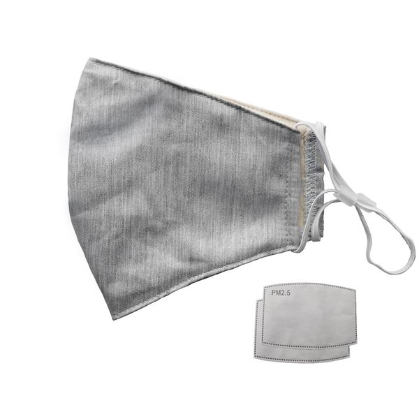 

washable wholesale nano cotton pm2.5 filter reusable face maskes