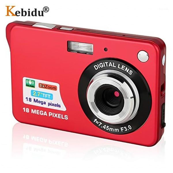 

2.7" 720p portable mini camera 18mp 8x zoom tft lcd hd digital camera video camcorder dv anti-shake p for children kids gift1