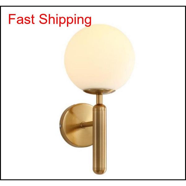 

nordic glass dome wall lamp modern living room bedroom bedside sconce wall lights bed decoration night light fixture intdoor 0laoe