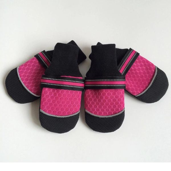

4pcs/set waterproof anti-slip pet shoes for small dogs cats chihuahua yorkie thick snow dog boo bbydjf