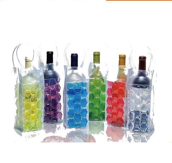 

ice wine cooler bags pvc beverages beer cooler bag portable double side ice wine cooler holder carrier travel jlloki ffshop2001