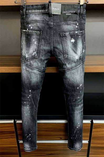 

Men's Jeans Arrivals D2 Mens Luxury Designer Denim Holes Trousers Dsquare Biker Pants Clothing A395 GXN5, Blue