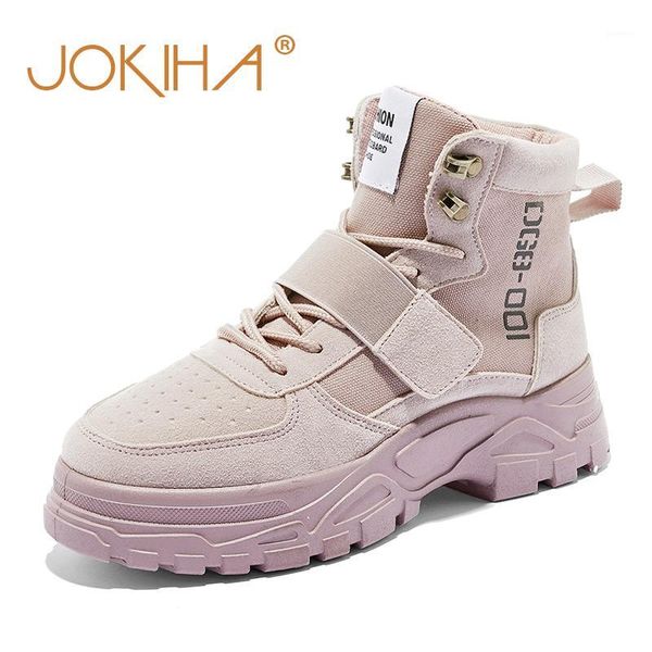 

winter boots women fashion thick bottom sneakers woman autumn ladies low heel ankle motorcycle girls1, Black