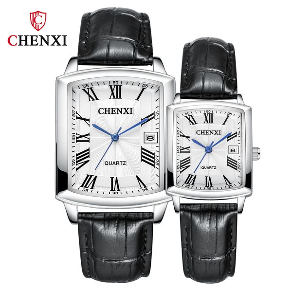 

leisure lovers dawn calendar quartz 079a guangdong square belt watch
