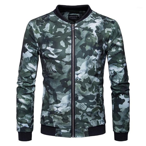 

men holiday spring jacket camouflage o-neck long sleeve regular polyester warm shockproof overcoat men jacket clothing1, Black;brown
