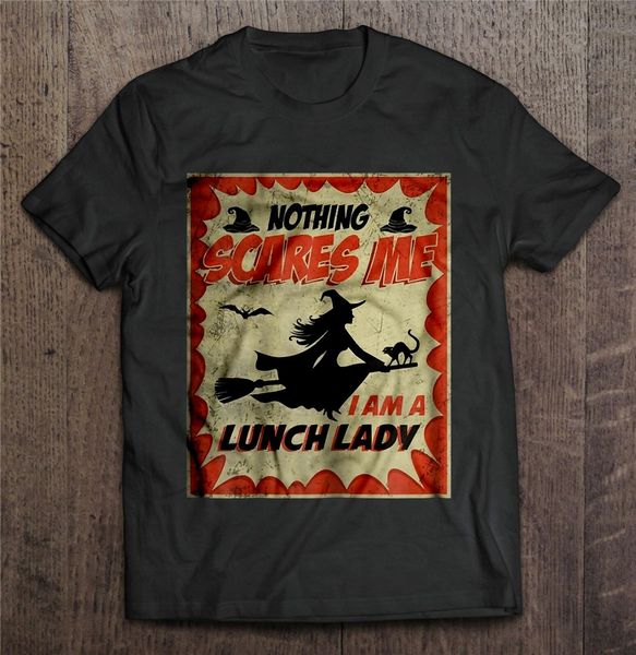 

nothing scares me i am a lunch lady witch halloween men s 3xl latest new style hoodie designers t shirts sweatshirt
