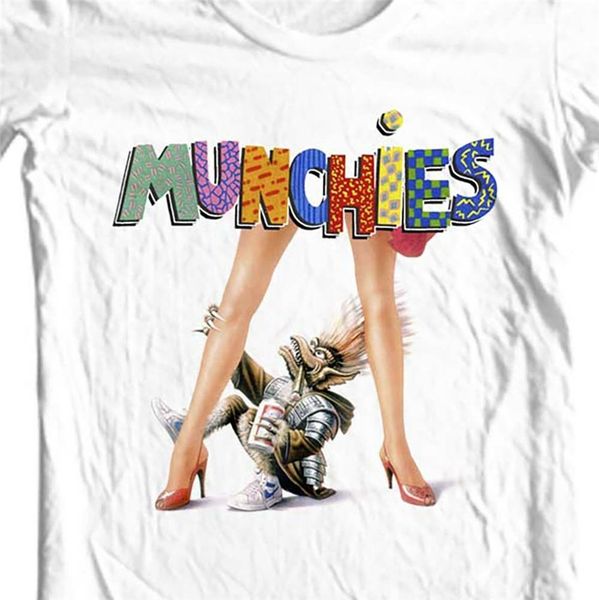 

munchies retro 80's sci fi critters gremlins 100% cotton graphic loose size hoodie designers t shirts sweatshirt