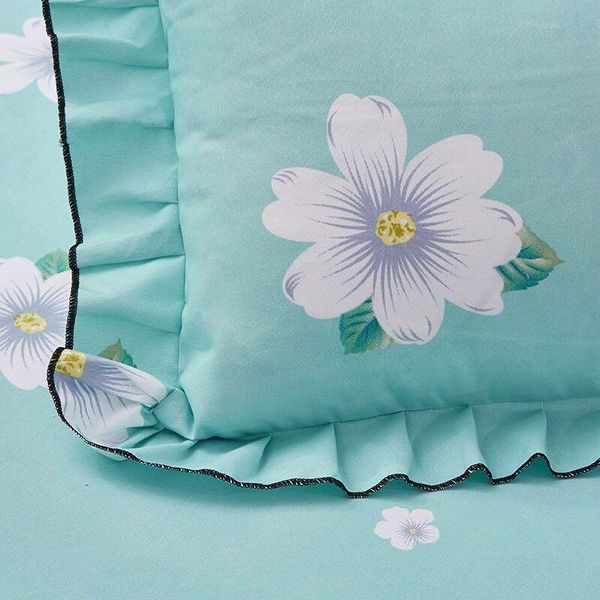 

двойная шлифовальной размер удобной покрывало цветочной кровати layer мода мягкой монтажн юбка хлопок шнурок king сгущает лист queen bbypro