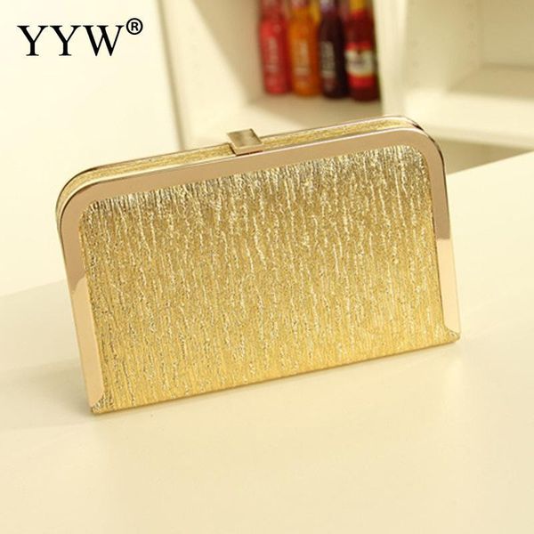 

2020 gold handbag envelope square women pu leather evening party clutch silver handbag and purse female wedding clutches elegant