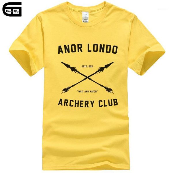 

men's t-shirts anor londo archery club men tees game dark souls t shirts casual apparel fashion short sleeve t3701, White;black