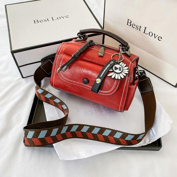 

pillow bags women 2020 new fashion handbag wide shoulder strap single shoulder oblique satchel