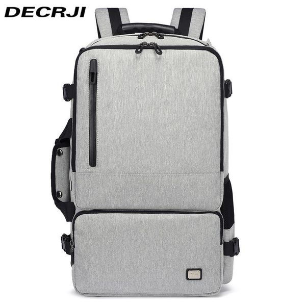 

decrji 2021 waterproof oxford backpack men multifunction business large capacity travel lapbackpack student escolar mochila