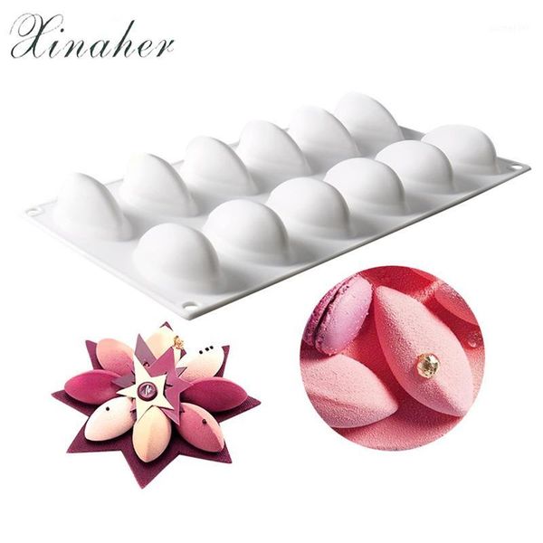 

xinaher 12 cavity silicone shell cake molds for mousse dessert baking decorating accessories1