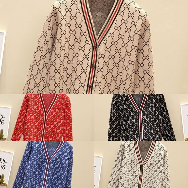 

knitted cardigan women's new fall 2020 korean jacquard jacket sweater jacket loose single breasted jacquard sweater trend bh8mg, White;black