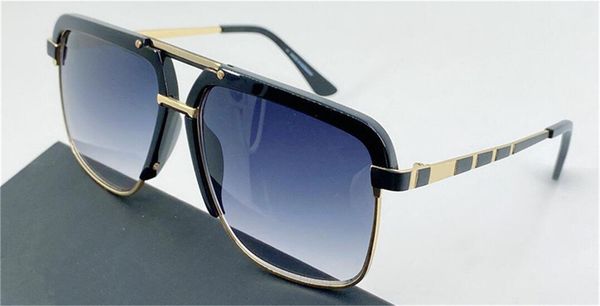 

new popular men german design sunglasses 9086 metal pilot retro frame sunglasses fashion simple design style with glasses case, White;black