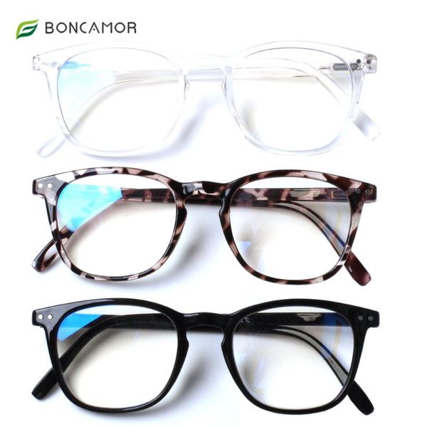 

sunglasses boncamor blue light blocking reading glasses,spring hinge computer readers for men women,anti uv ray filter eyeglasses, White;black