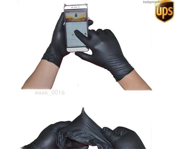 

box food in shipping of grade stock 100pcs nitrile latex disposable gloves powder 01 5dix