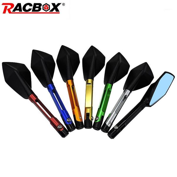 

motorcycle mirrors universal rearview mirror cnc aluminum side for fz1 fz6 mt-07 mt-09 mt-10 z1000 z7501