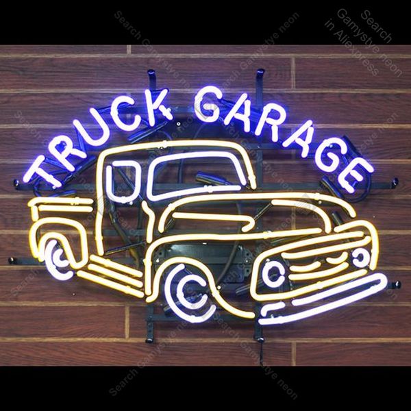 

truck garage neon sign bulb handcrafted iconic sign custom car light neon art lamps sign store display advertise enseigne lumine