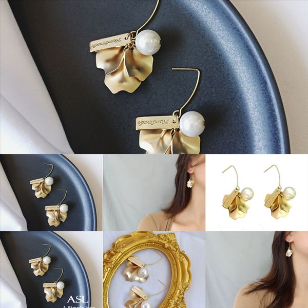 

qjoo mens hip earrings stud quality jewelry high sier hop kidney earring fashion round gold silver simulated diamond earrings, Golden