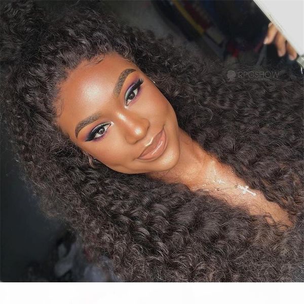 

kinky curly brazilian lace front human hair wigs for black women curly full lace wigs 8a virgin hair lace front wig in stock, Black;brown