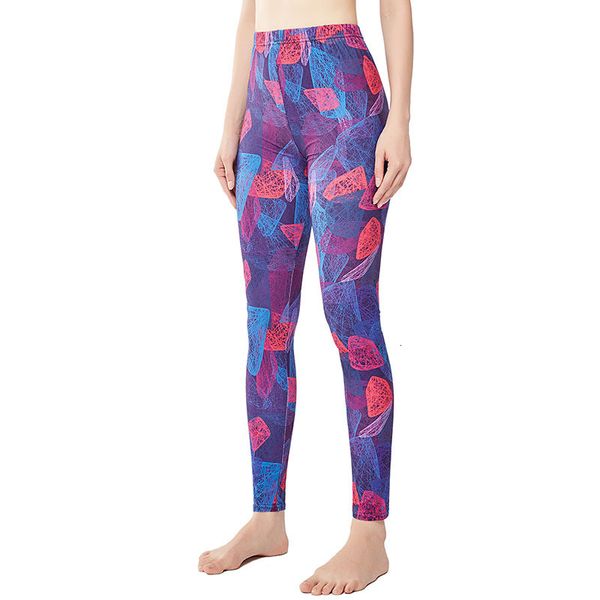 

9076 digital printing casual pants for women, Black