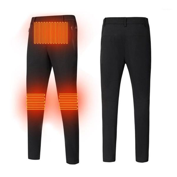 

outdoor pants electric usb heating smart intelligent trousers lightweight portable keep warm cold winter1, Black;green