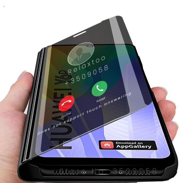 

for huawei y6p 2020 cases smart mirror case cover for huawei y 6p 2020 y6p2020 huaweiy6p med-lx9 med-lx9n 6.3'' sta wmtppr