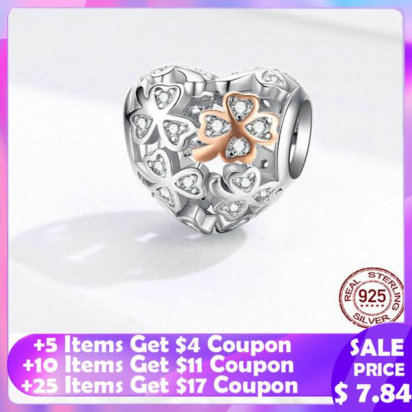 

add to cart win gift] real 925 sterling silver openwork heart charm fit original bracelet pendant lucky beads wedding jewelry q1106