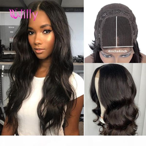 

4x4 кружева закрытие прямой парик 30 32 дюймов фронта шнурка человеческих волос парики preplucked transaprent фронтальная парик 28inch перуа, Black;brown