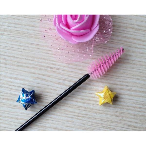 

factory direct sales of disposable color water drop eyelash brush volume mascara brush pink color10 qylwpv