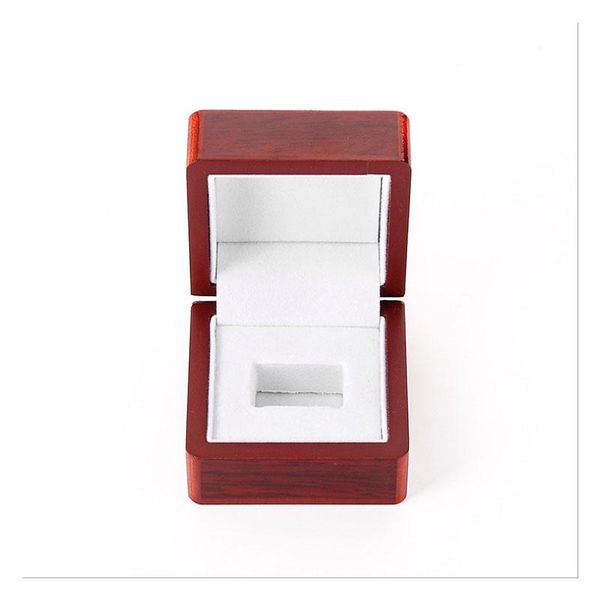 

spot one position wooden display box for ring, Pink;blue