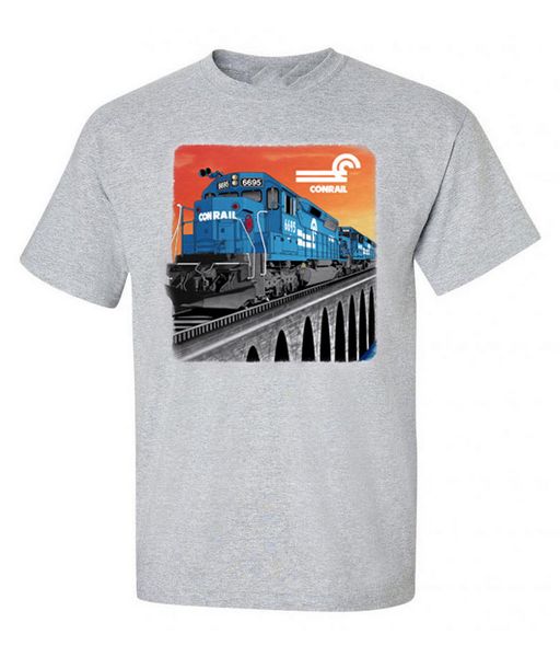 

conrail sdp-45 authentic railroad t-shirt [84] custom special print tee shirt sport hooded sweatshirt hoodie