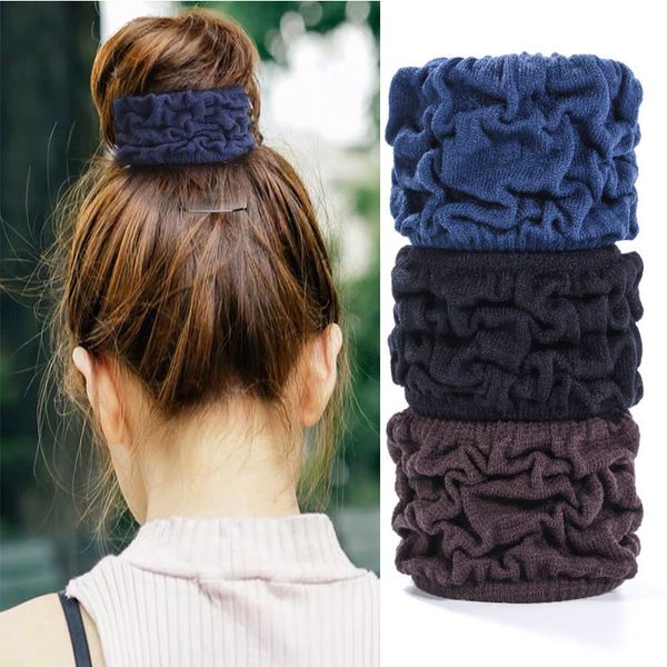 

3pcs/lot women velvet scrunchie elastic bands girls ponytail holder rope rubber band headband hair accessories